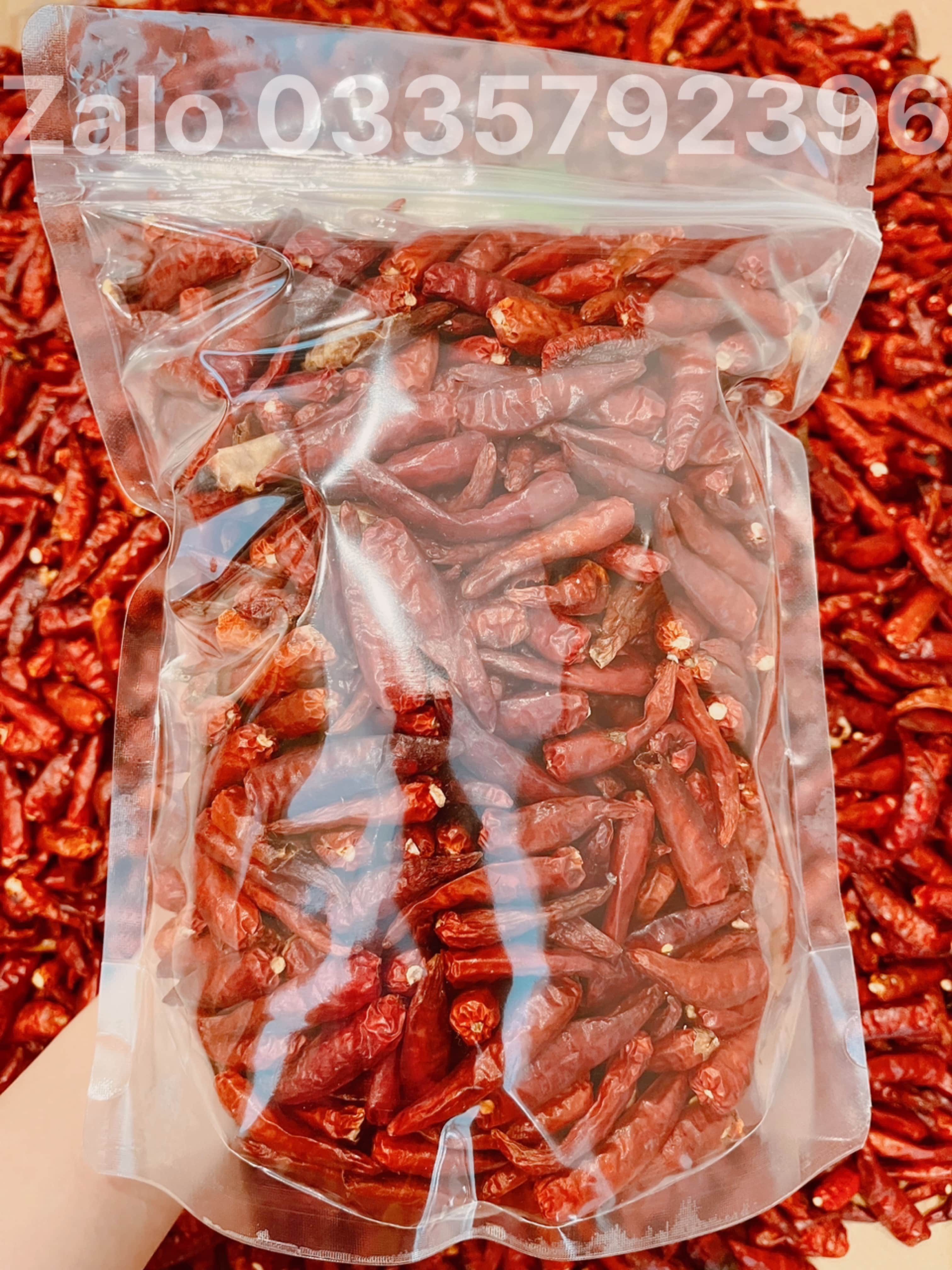 Ớt khô nguyên trái 100gr dùng nấu lẩu Tứ Xuyên, làm sa tế - Tiệm Út Duyên 76 Đặc sản