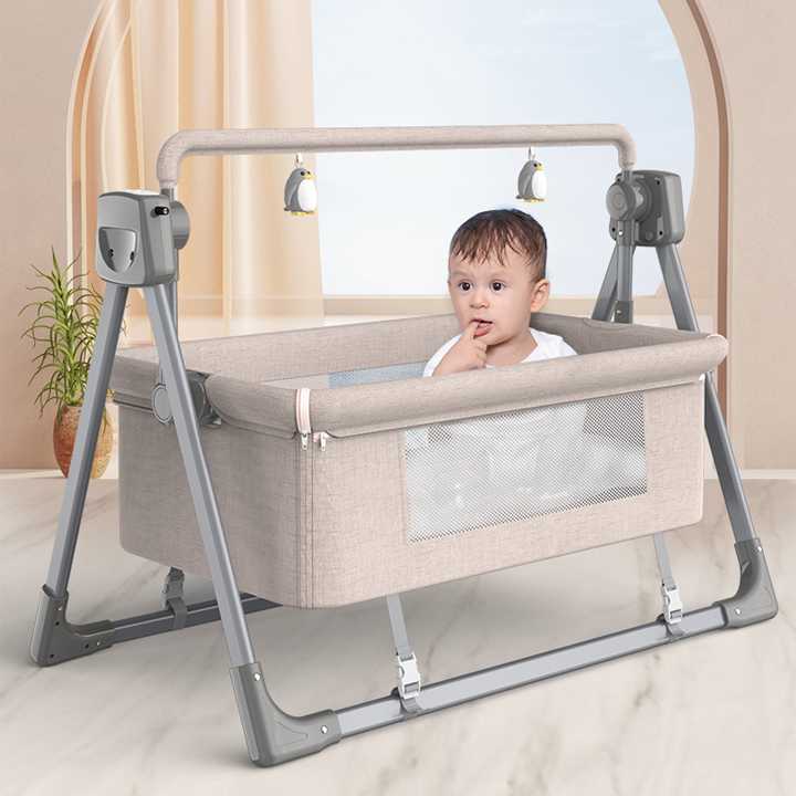 { HOT VIDEO , nôi cho bé tặng kèm màn ( mùng ) , nôi ru cho bé