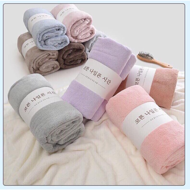 Khăn mặt lông cừu siêu thấm Hàn Quốc 30*50cm, khăn mặt Hàn Quốc, khăn lông cừu siêu thấm nước