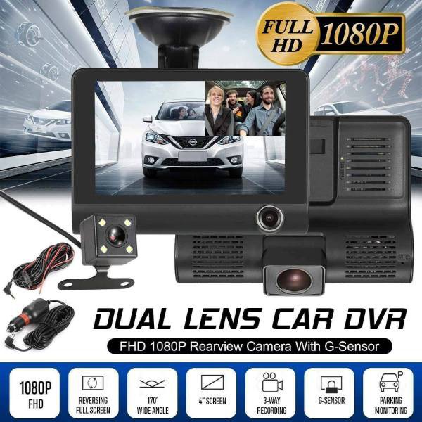 Camera Hành Trình Ô Tô 3 Camera Z6 – 3 Camera Kép Ghi Hình Ngày Đêm Sắc Nét,Độ Phân Giải FHD 1080p,Góc Quay Rộng 170 Độ,Hỗ Trợ Cảm Biến G,Giám Sát Bãi Đậu Xe,Ghi Vòng Lặp,Phát Hiện Chuyển Động...Bảo Hành 12 Tháng
