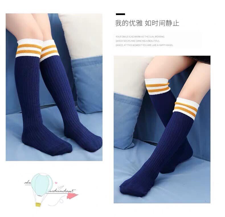Set 5 đôi tất cao đùi cho bé