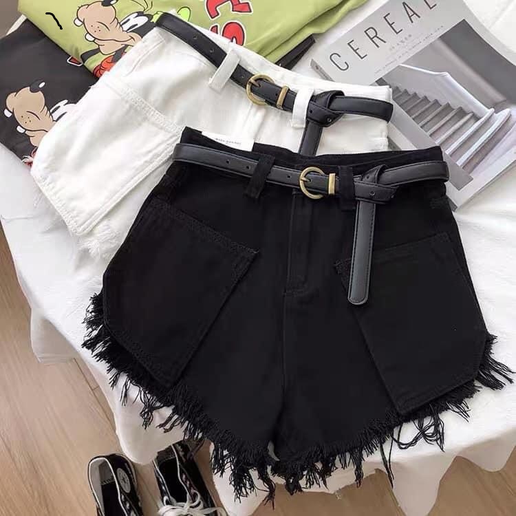 Quần short kaki nữ phối túi to siêu xinh mẫu mới cực hot đủ màu