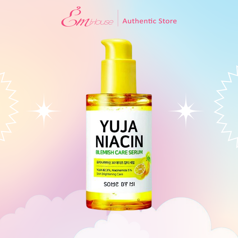 Some by mi tinh chất dưỡng trắng da yuja niacin blemish care serum 50ml