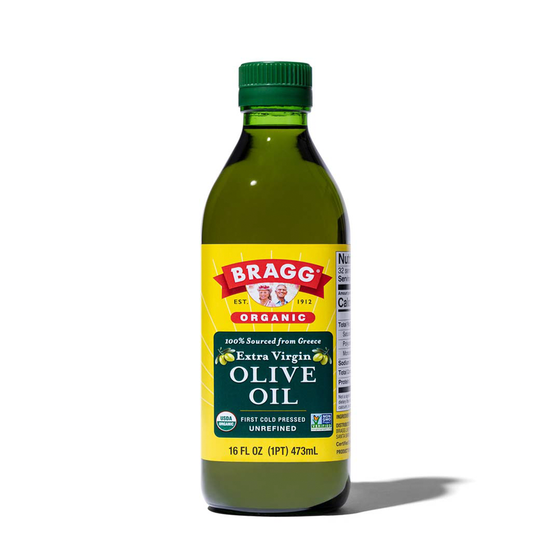 [Hoàn Tiền 10%] Dầu oliu hữu cơ ép lạnh Bragg 473ml - Leaf Organic HCM