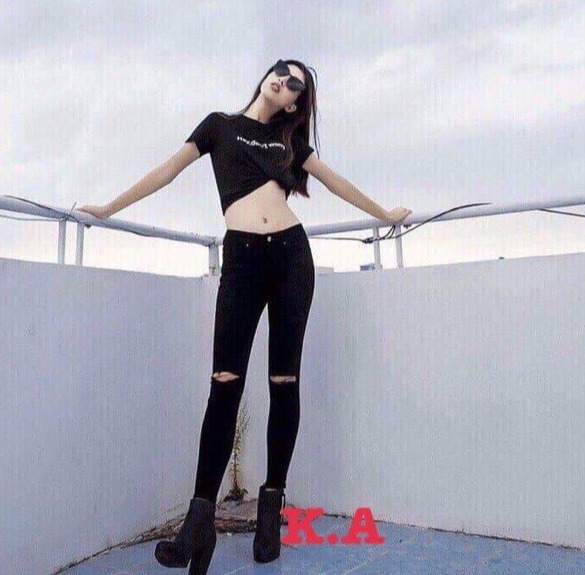 ⚡️lẻ bằng sỉ ⚡️ quần bò giấy skinny cạp cao ôm sát tạo hiệu ứng chân dài miên man,vvải co giãn tốt k10