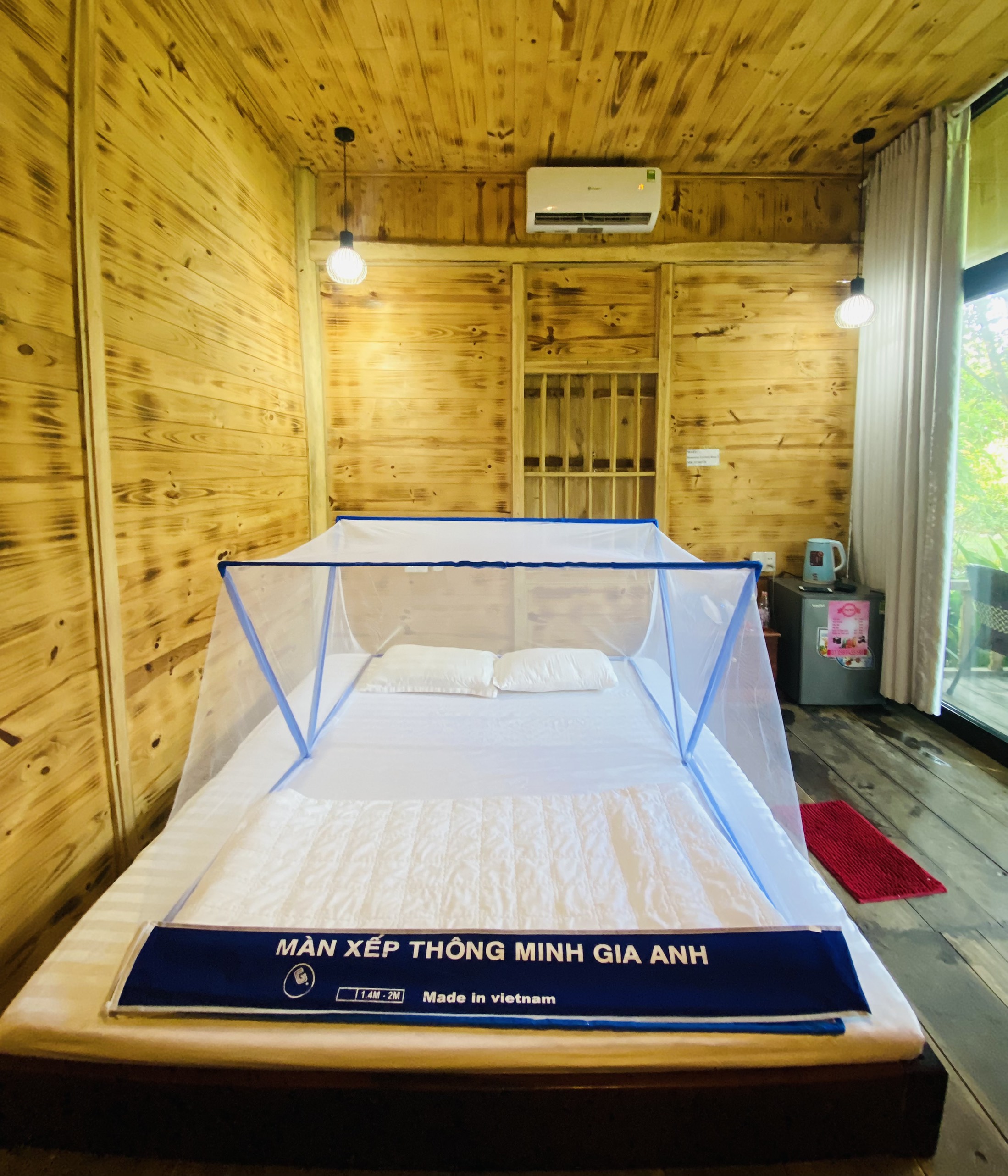 Mùng xếp gọn thông minh - Màn chụp gấp gọn thông minh - Màn ngủ chống muỗi - Bảo hành 12 tháng