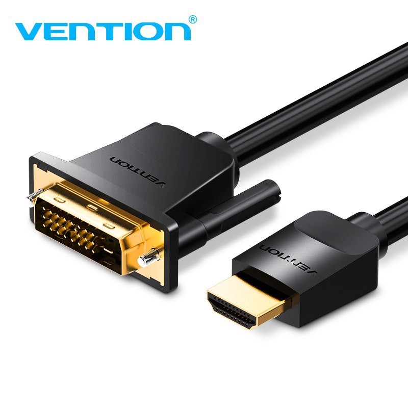 Cáp chuyển hdmi sang dvi 1.5m vention abfbg có thể chạy đảo chiều