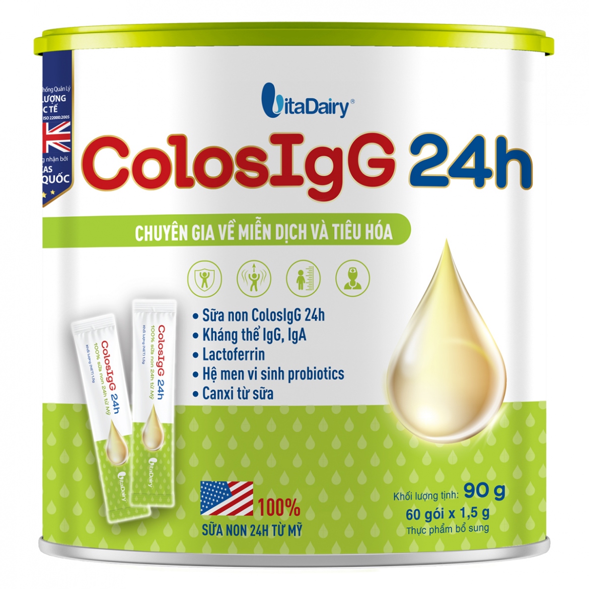 Sữa non ColosIgG 24h