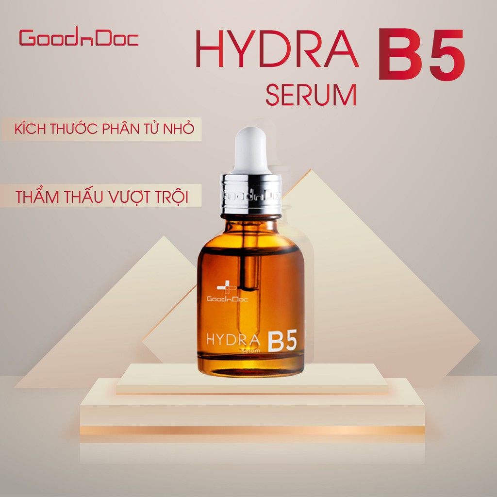Tinh chất phục hồi da goodndoc hydra b5 serum: dưỡng ẩm, chống lão hóa và làm sáng da hiệu quả
