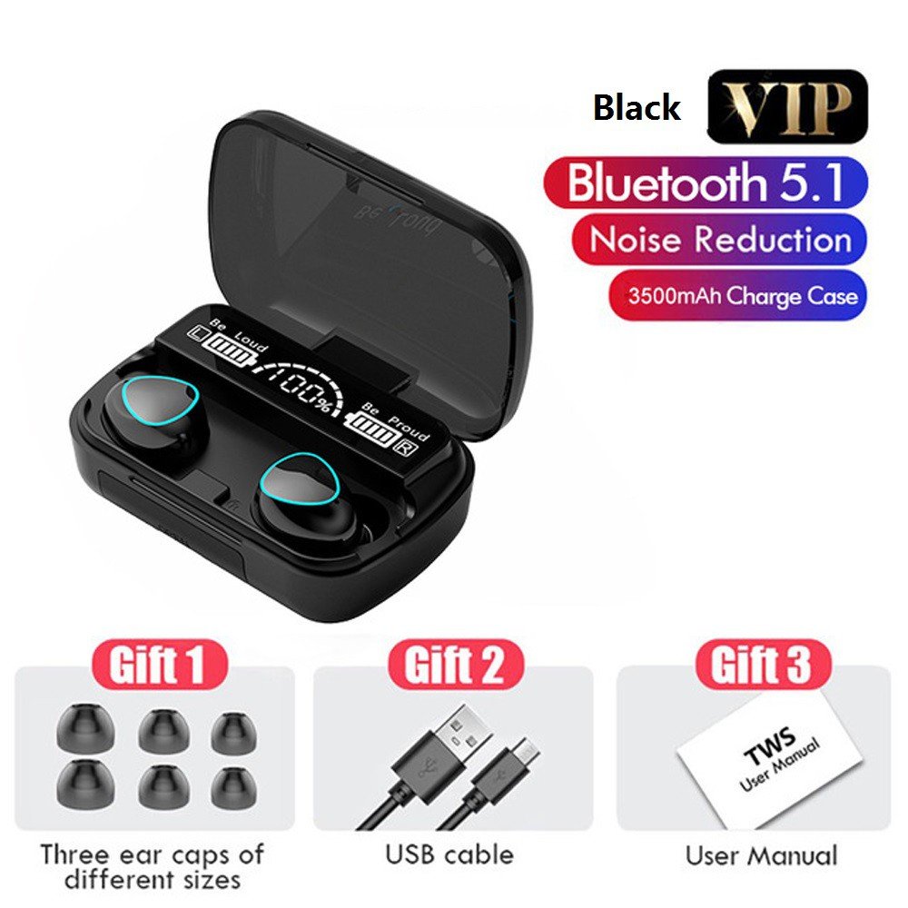 Tai Nghe Bluetooth Không Dây M10 Pro Pin Cực Trâu Nghe Nhạc Cực Hay Chơi Game Cực Đã Tai Nghe Không Dây ,Tai Nghe Bluetooth 5.1