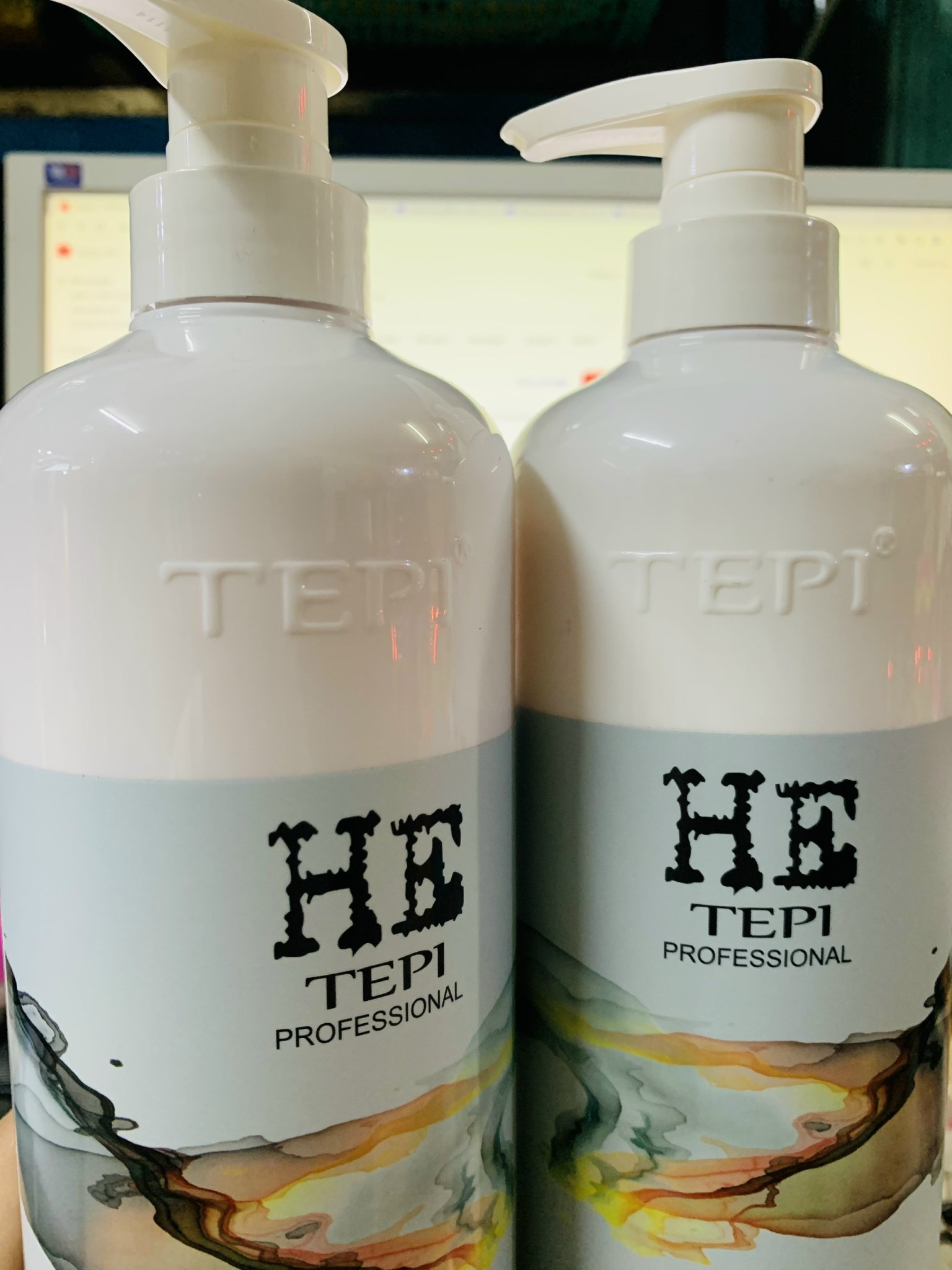 DẦU GỘI XẢ CHO TÓC HƯ TỔN HE TEPI COLLAGEN KERATIN HƯƠNG NƯỚC HOA 1000ML/500ML