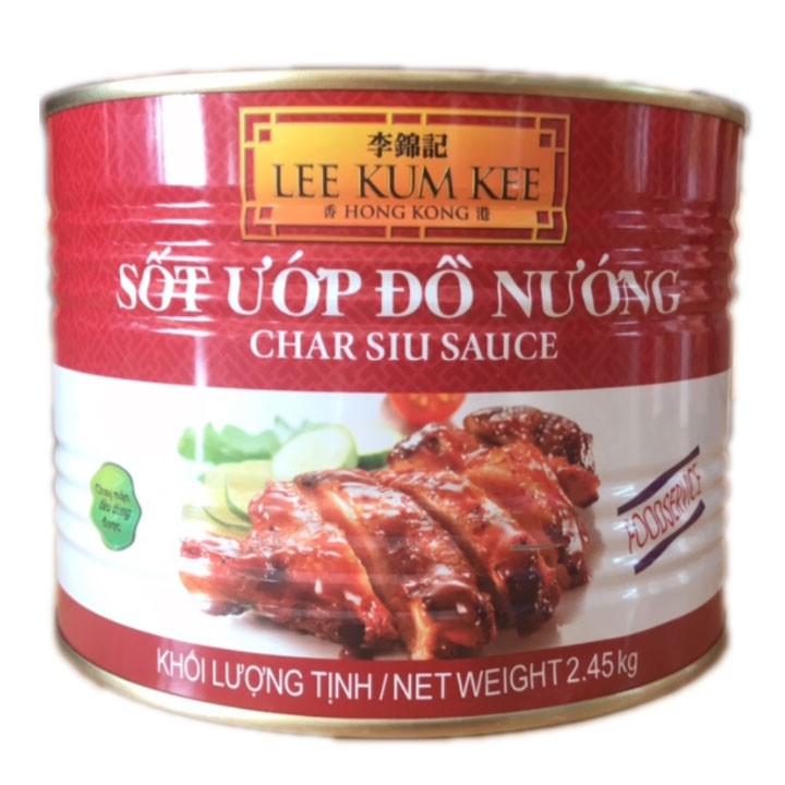 Sốt ướp đồ nướng lee kum kee 2.45kg/ char siu sauce hongkong - nhập khẩu chính hãng