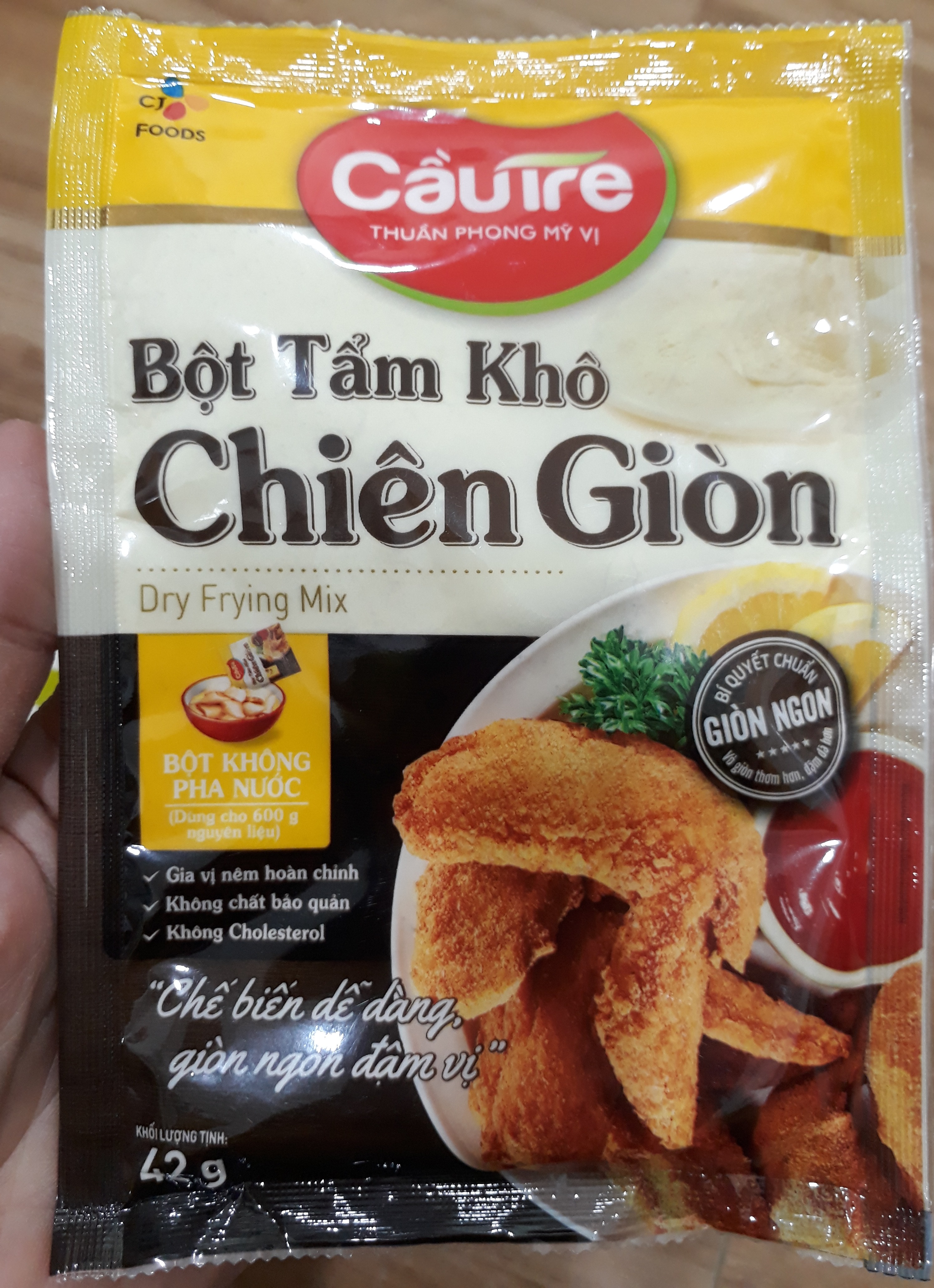 CJ.Bột tẩm khô chiên giòn CJ Cầu Tre 42g