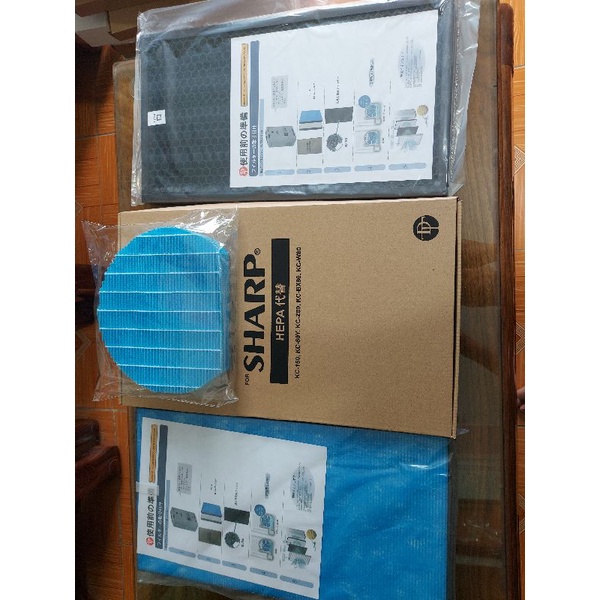 Màng lọc sharp hepa fp-j80ev-h, fz-j80d fe ,fz-j60h fe, f-60dfe, kc-150, kc-80y, kc -z80, kc -bx80, kc -w80, fp-j60