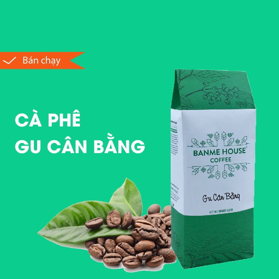 500gr cà phê nguyên chất gu cân bằng