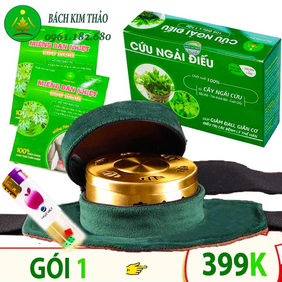 Combo đai xông ngải cứu Bách Kim Thảo 1