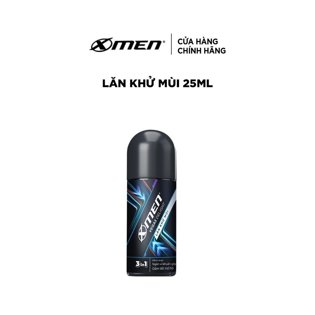 [Hàng tặng không bán] Lăn khử mùi Xmen Vegas Delight 25ml