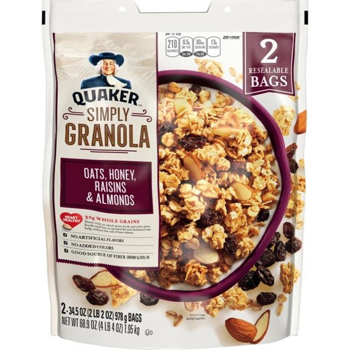 978gr ngũ cốc trái cây granola quaker mỹ