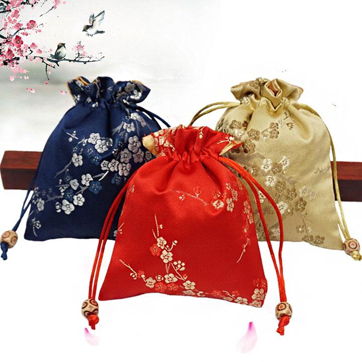 ( chữ nhật thêu ) Túi thêu hầu bao cổ trang túi đựng tiền cổ trang trung quốc trang trí sáng tạo