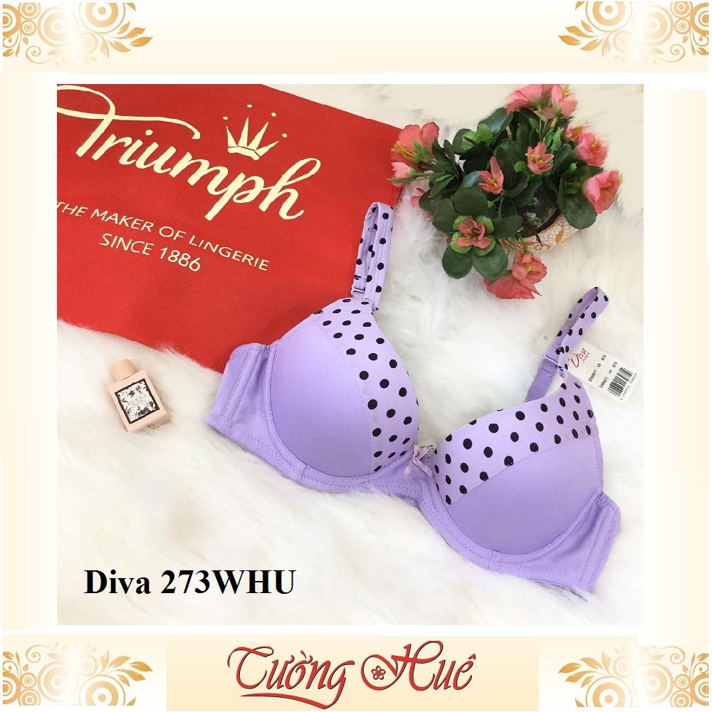 Sale sale sale - áo lót nữ triumph diva 273whu phối chấm bi.