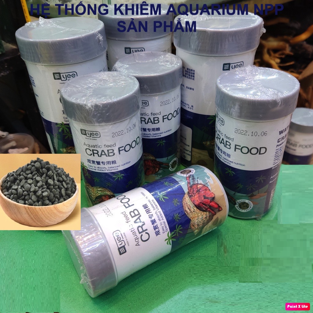 Thức ăn cho ốc rụt rè, ốc mượn hồn, cua ẩn sỉ hermitcrab thương hiệu yee
