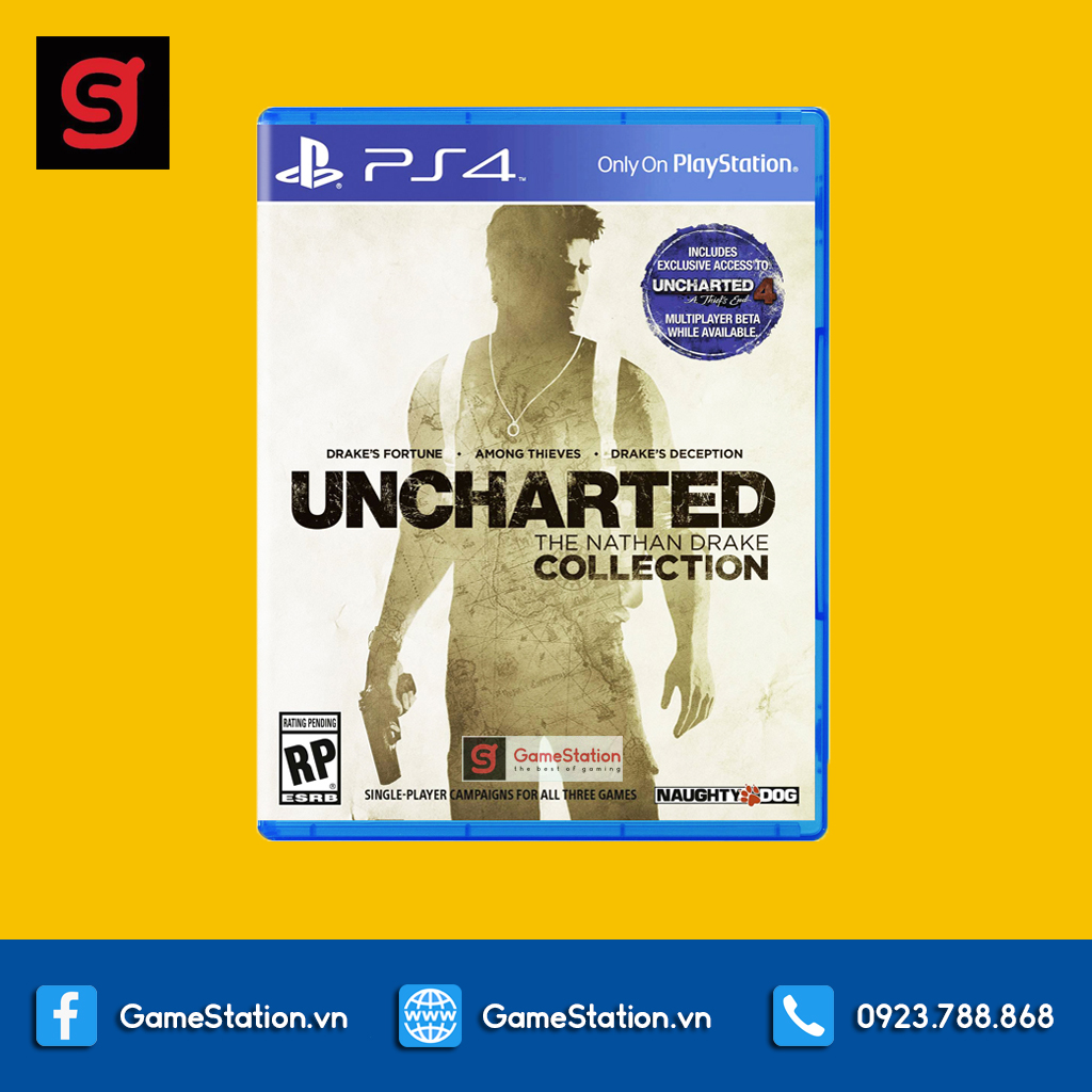 Đĩa Game PS4: Uncharted: The Nathan Drake Collection - US