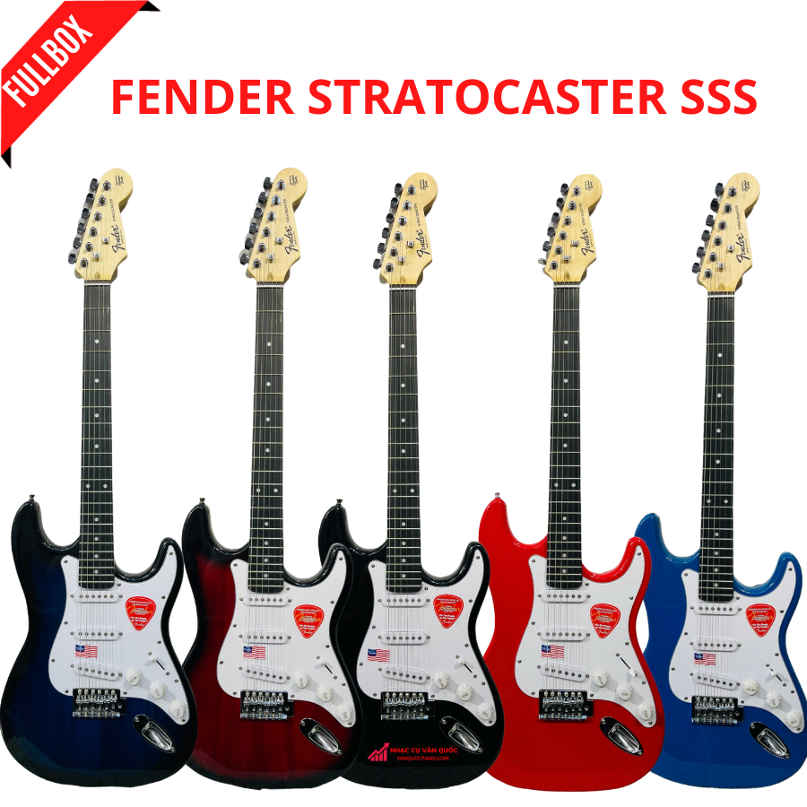 Đàn guitar điện fender stratocaster sg kèm cần nhúng+phụ kiện yn04