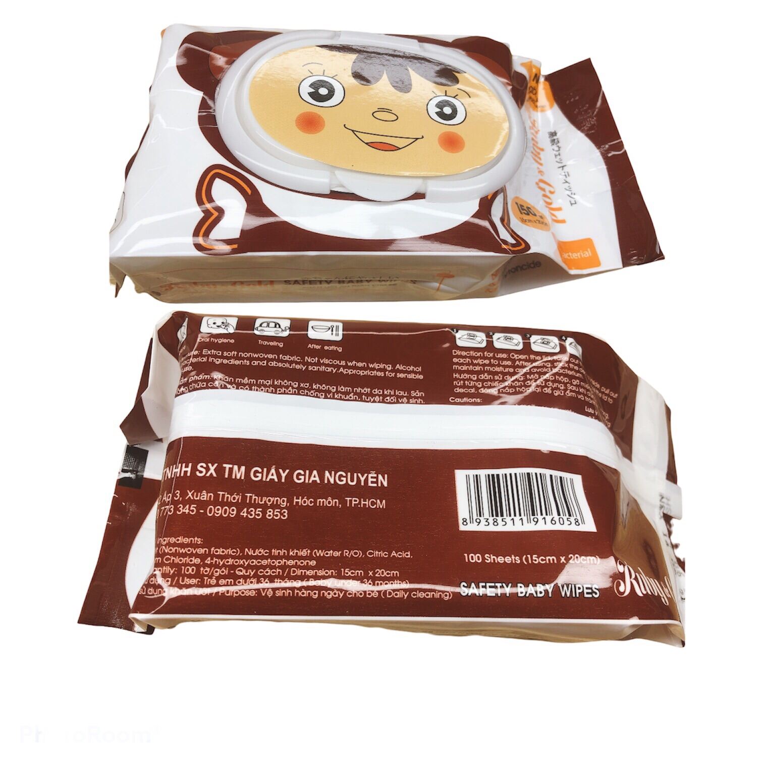 Khăn giấy ướt Ruby & Gold 125gram