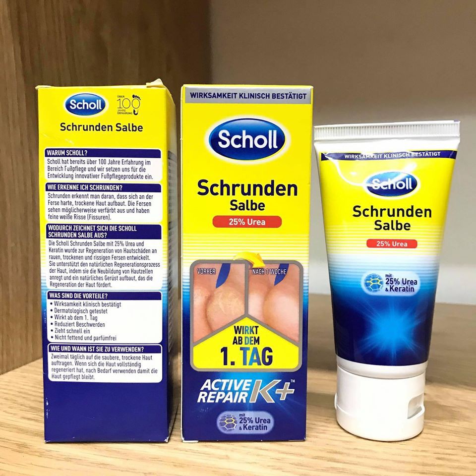 Kem nứt gót chân scholl schrunden salbe 60ml