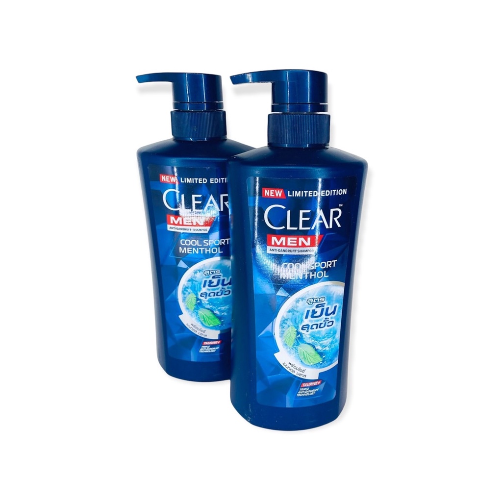Dầu gội clear men cool sport menthol dành cho nam - thái lan 450ml