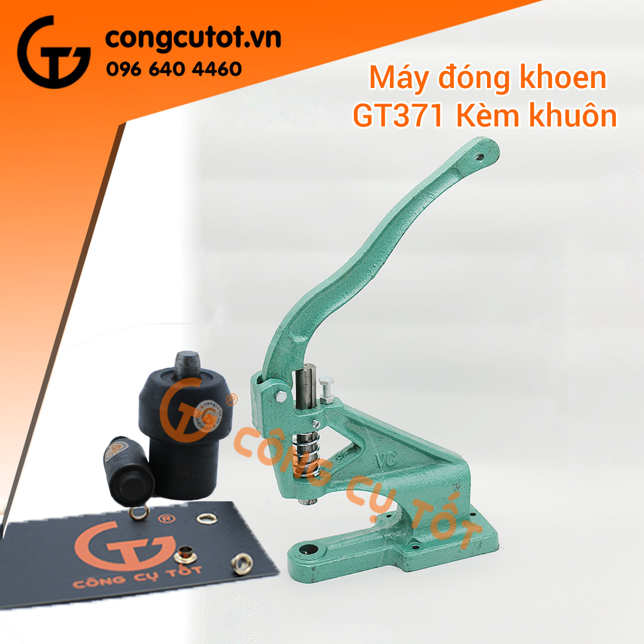 Máy đóng khoen bằng tay TẶNG khuôn máy đóng khoen cỡ tự chọn