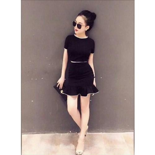 sét áo croptop + chân vay đuôi cá ảnh thật hàng cưc đẹp