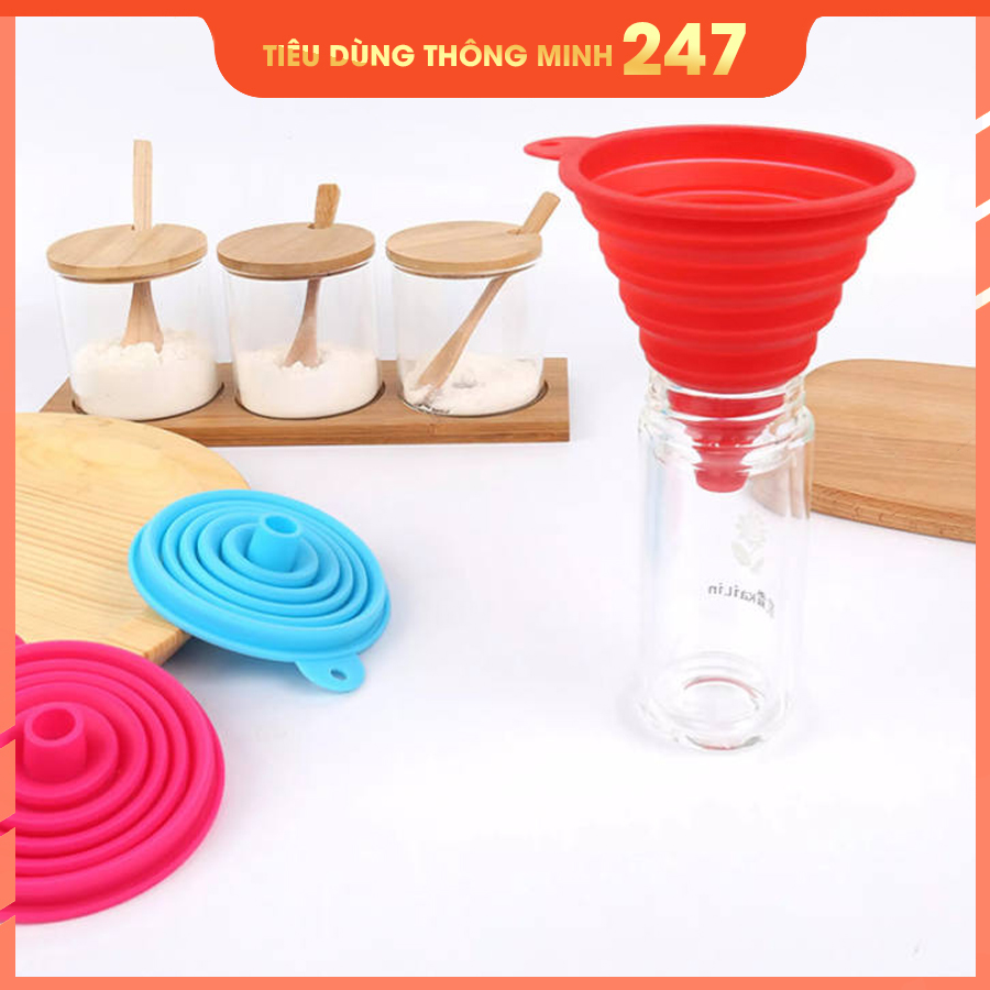 Phễu Silicon Đa Năng Gấp Gọn Chịu Nhiệt Tốt