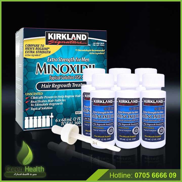 ⊙❣┇ Hộp 6 chai mọc râu tóc Minoxidil 5 dạng lỏng