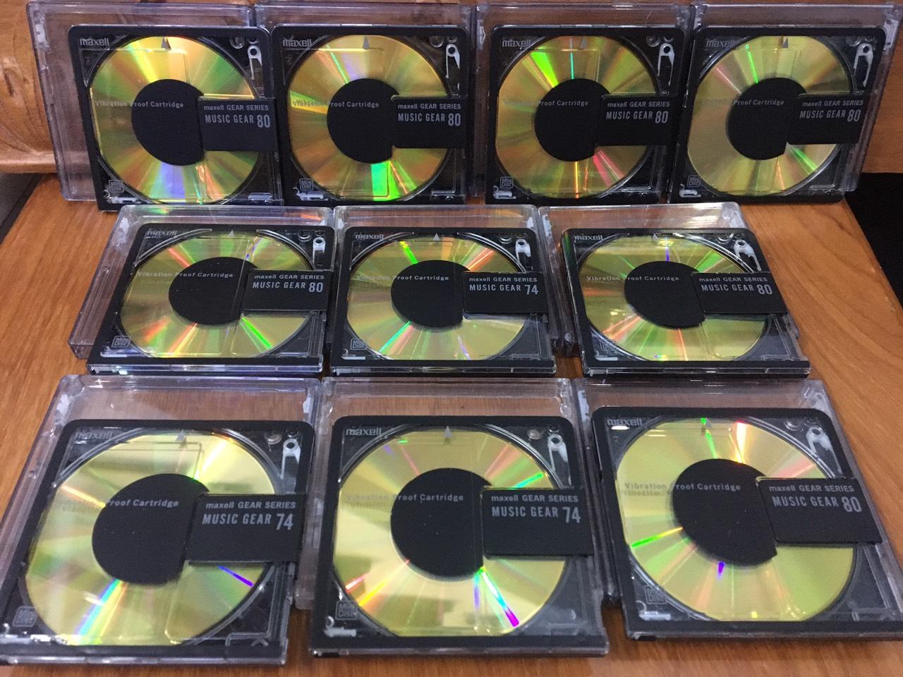 Bộ 10 đĩa md trắng gold chống rung