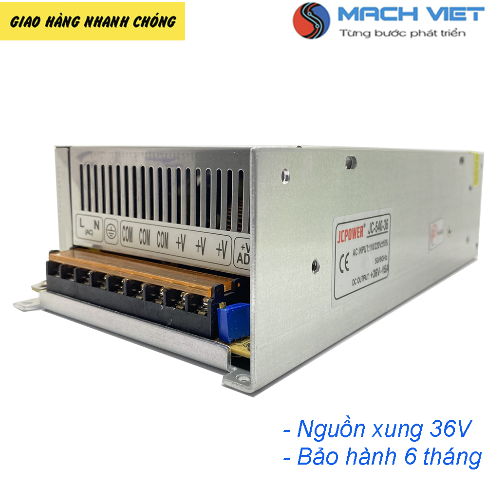 Nguồn xung tổ ong 36v-10a-15a – jc power