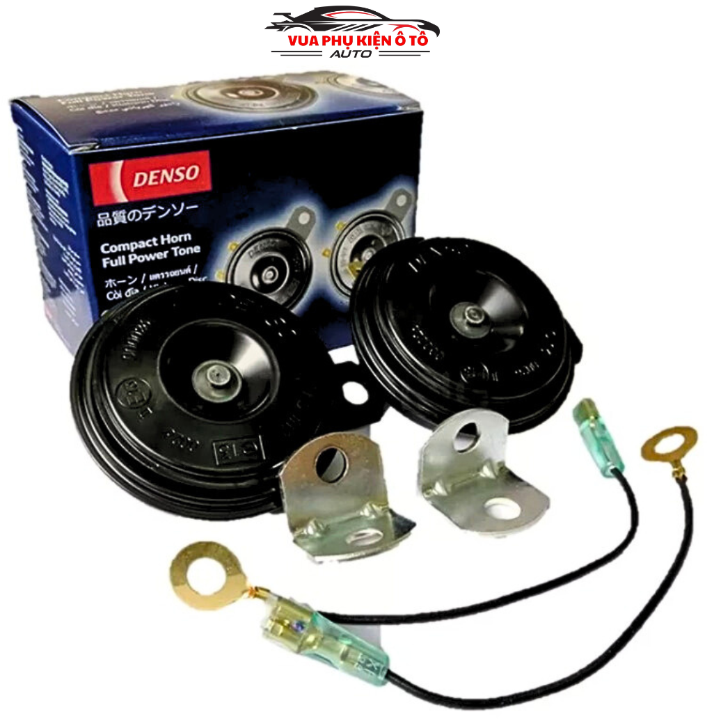Còi sên DENSO kèn xe máy ô tô cao cấp sử dụng điện bình 12V