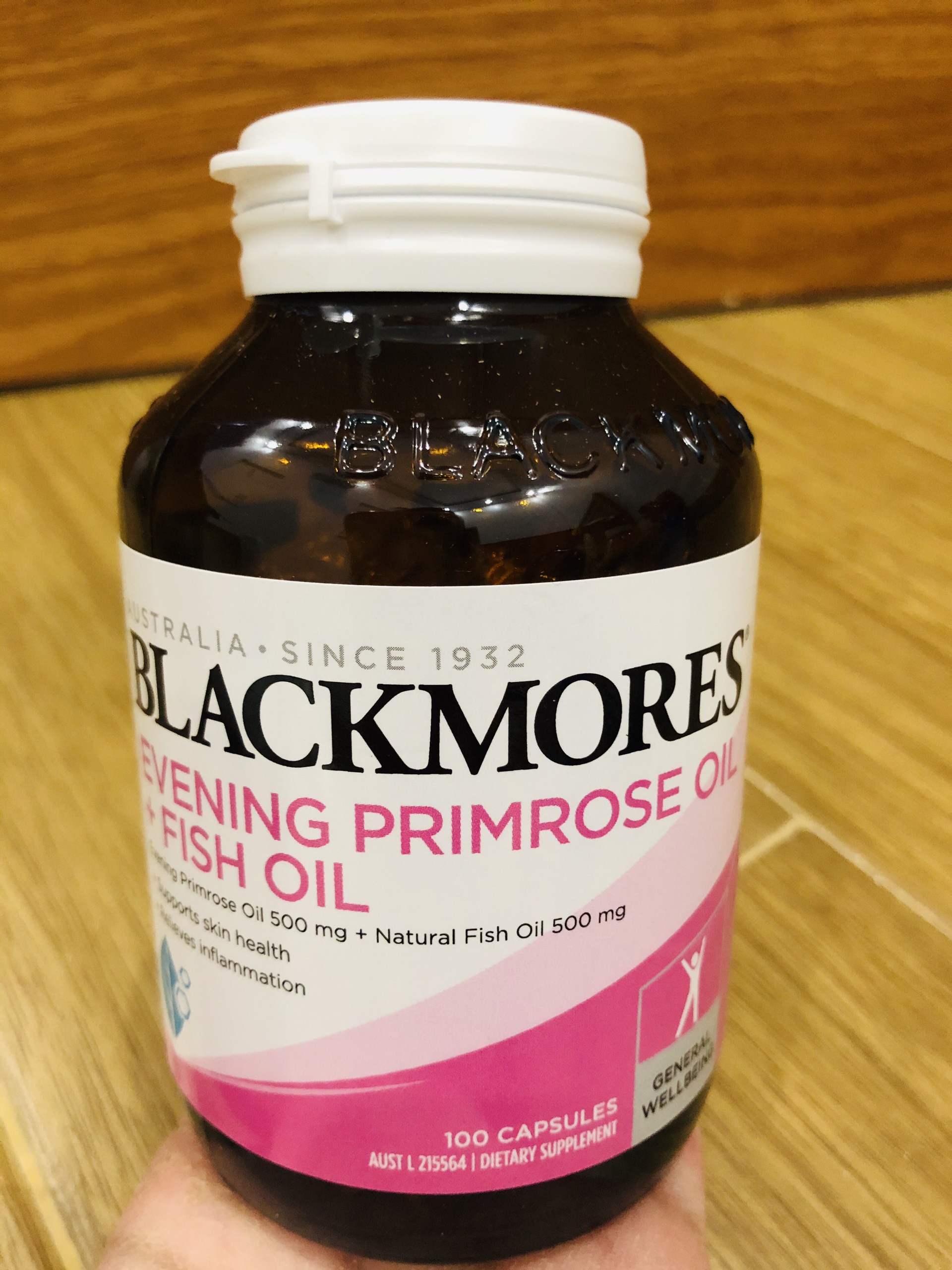 Tinh Dầu Hoa Anh Thảo -Blackmores Evening Primrose Oil 100 Capsules