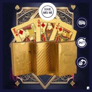 Bộ Bài Mạ Vàng 24k Loại Xịn Xò (LA2539)