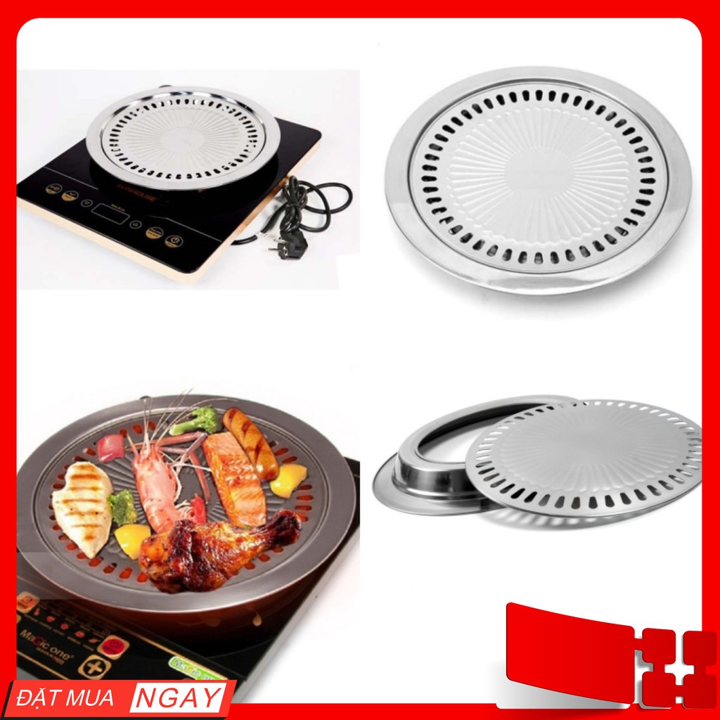 KHAY NƯỚNG INOX 30CM DÙNG CHO CÁC LOẠI BẾP