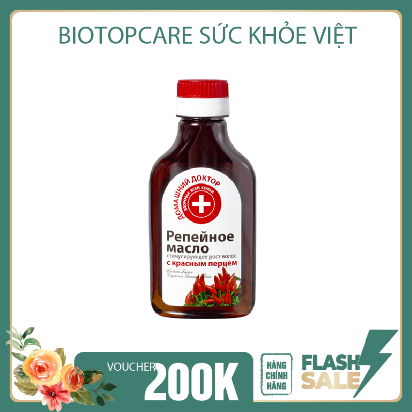 Dầu ngưu bàng kích thích mọc tóc Domashnij Doctor 100ml