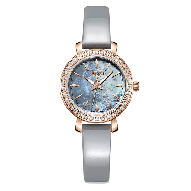 Đồng hồ nữ julius hàn quốc ja-1079d dây da