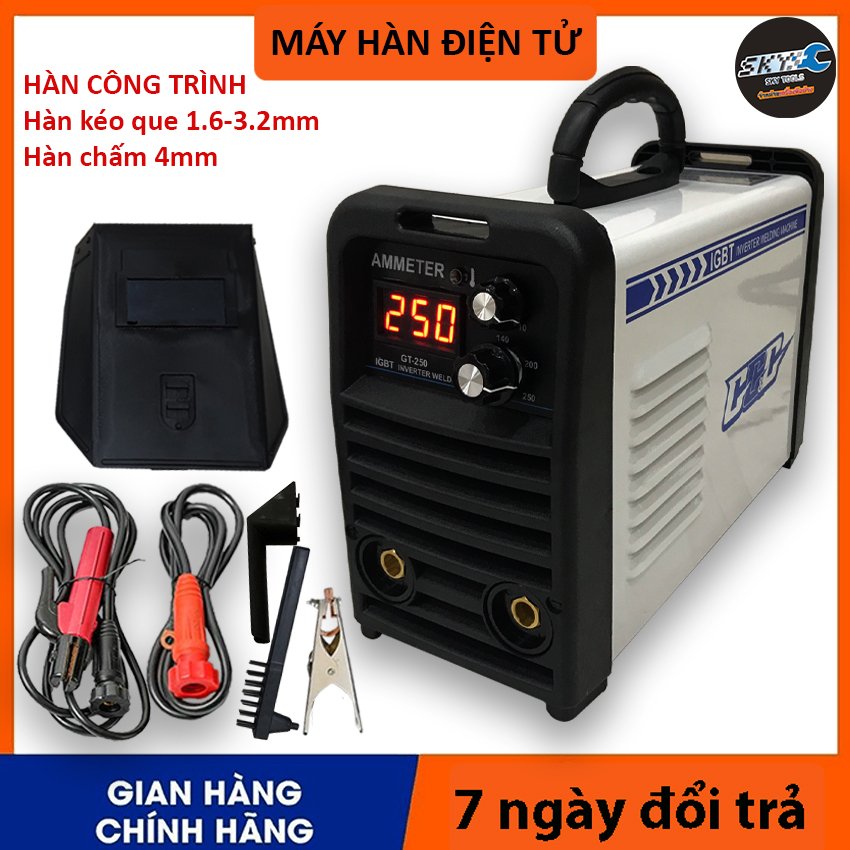 Máy hàn ggg250 - hàng chính hãng | dòng hàn 250a hàn kéo que 3.2 | tặng full bộ phụ kiện | máy hàn mini | máy hàn giá rẻ | máy hàn tốt | máy hàn điện tử