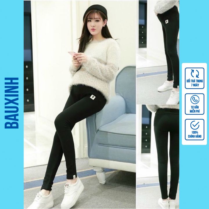 Quần bầu thời trang chất đẹp-Quần đũi bầu công sở mềm mát cho mẹ bầu, có size 40-70kg