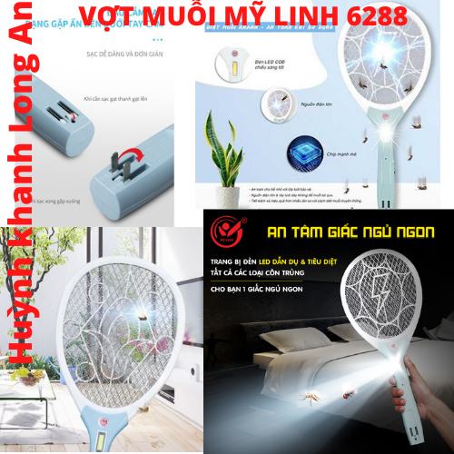 Vợt muỗi mỹ linh cao cấp 6288