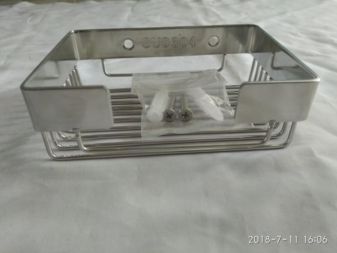 [HCM]KHAY XÀ BÔNG DẠNG LƯỚI INOX 304