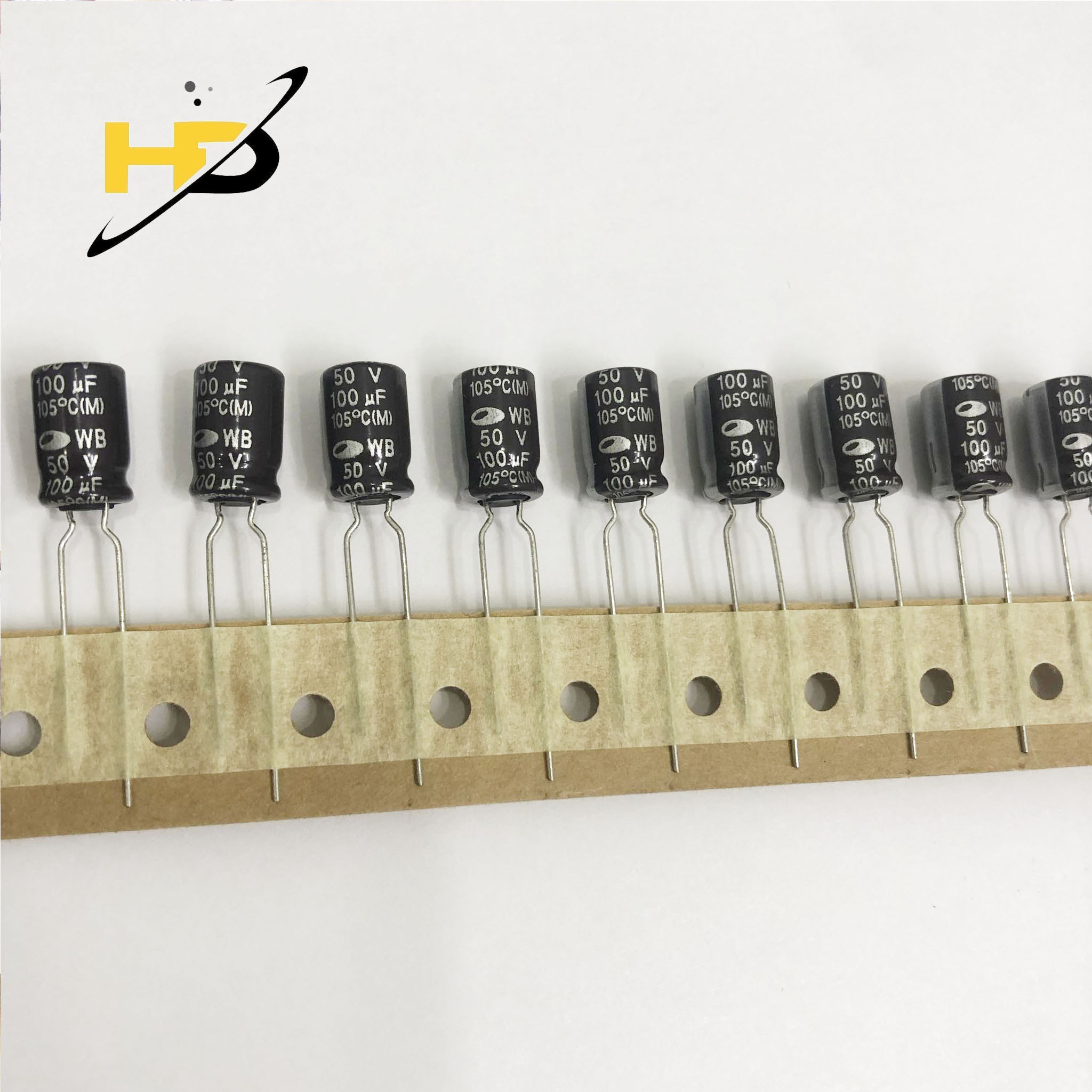 Bộ 10 tụ hóa phân cực 100uf 50v chính hãng samwha 8x12mm loại tốt