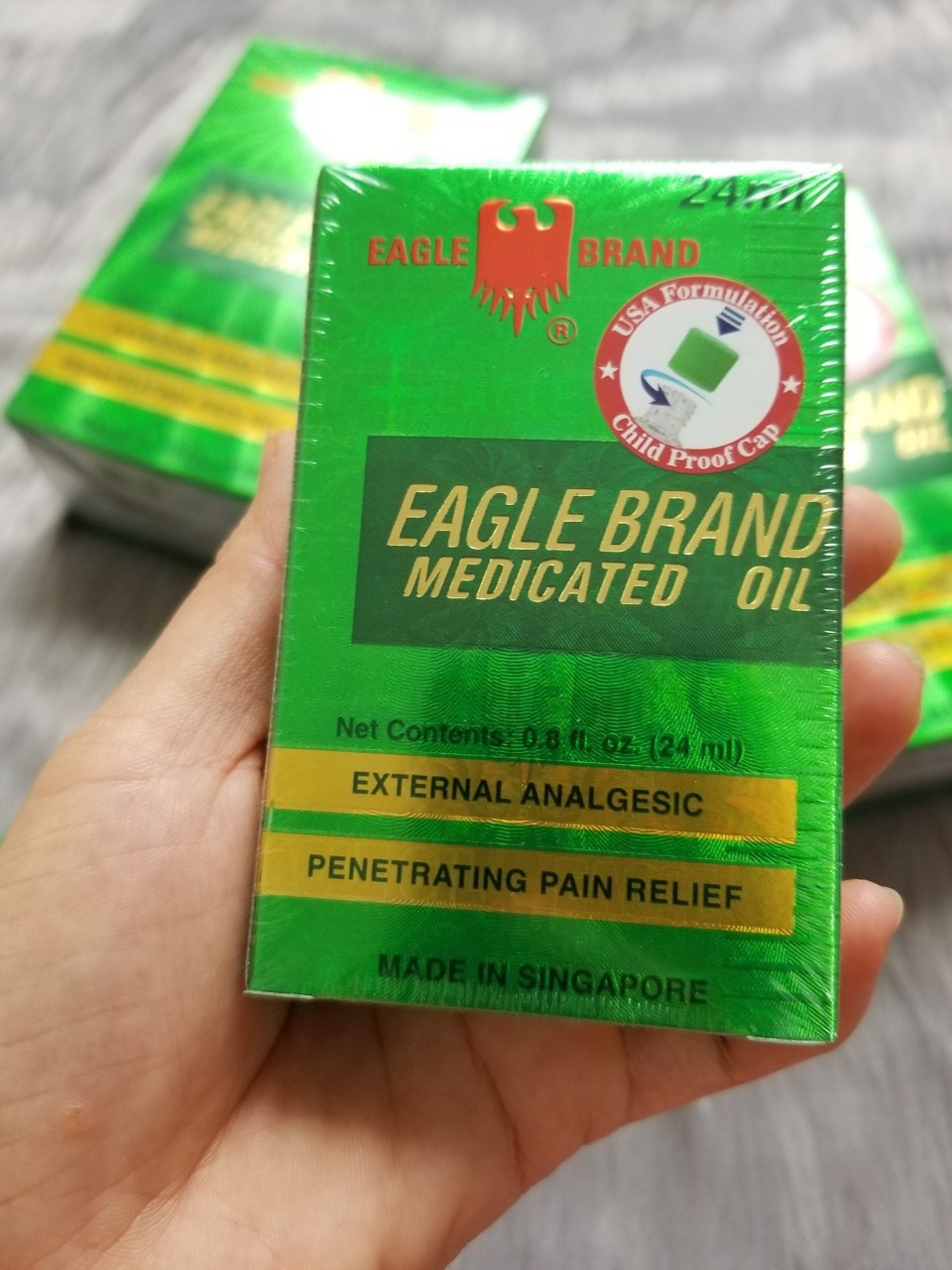 Dầu xanh mỹ 2 nắp 24ml