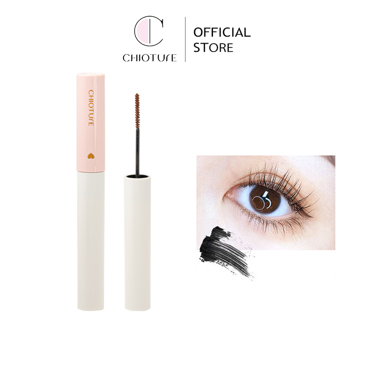 Mascara chuốt mi Chioture. Chuốt mi dài và cong, Chống lem, bền màu, nuôi dưỡng lông mi