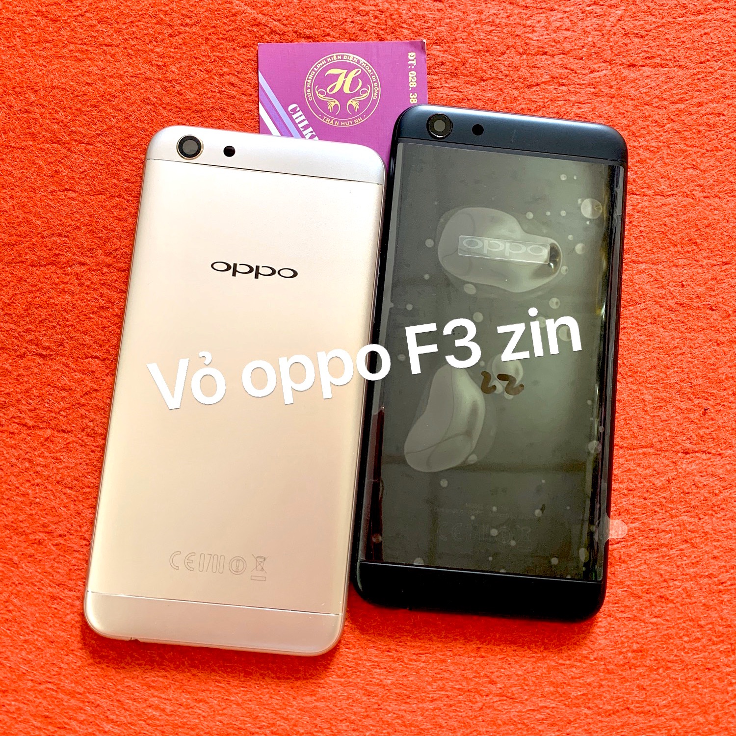 [HCM]Vỏ oppo F3 full bộ zin-mới 100%